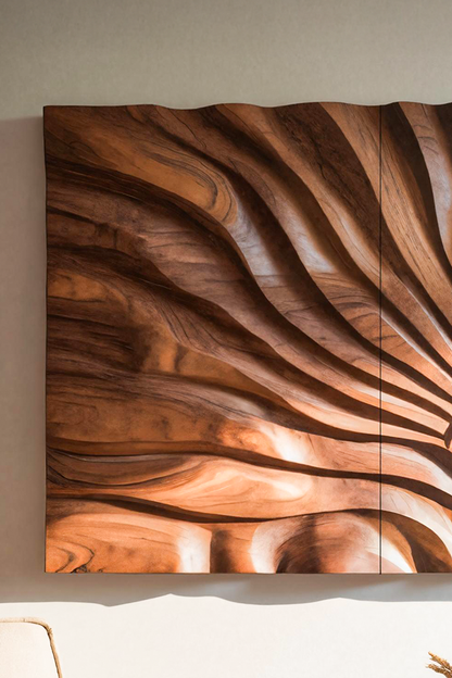 Sunburst Wall Sculpture For Living Room