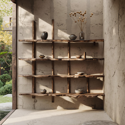 Floating Shelf In Farmhouse Style For Living Room Display