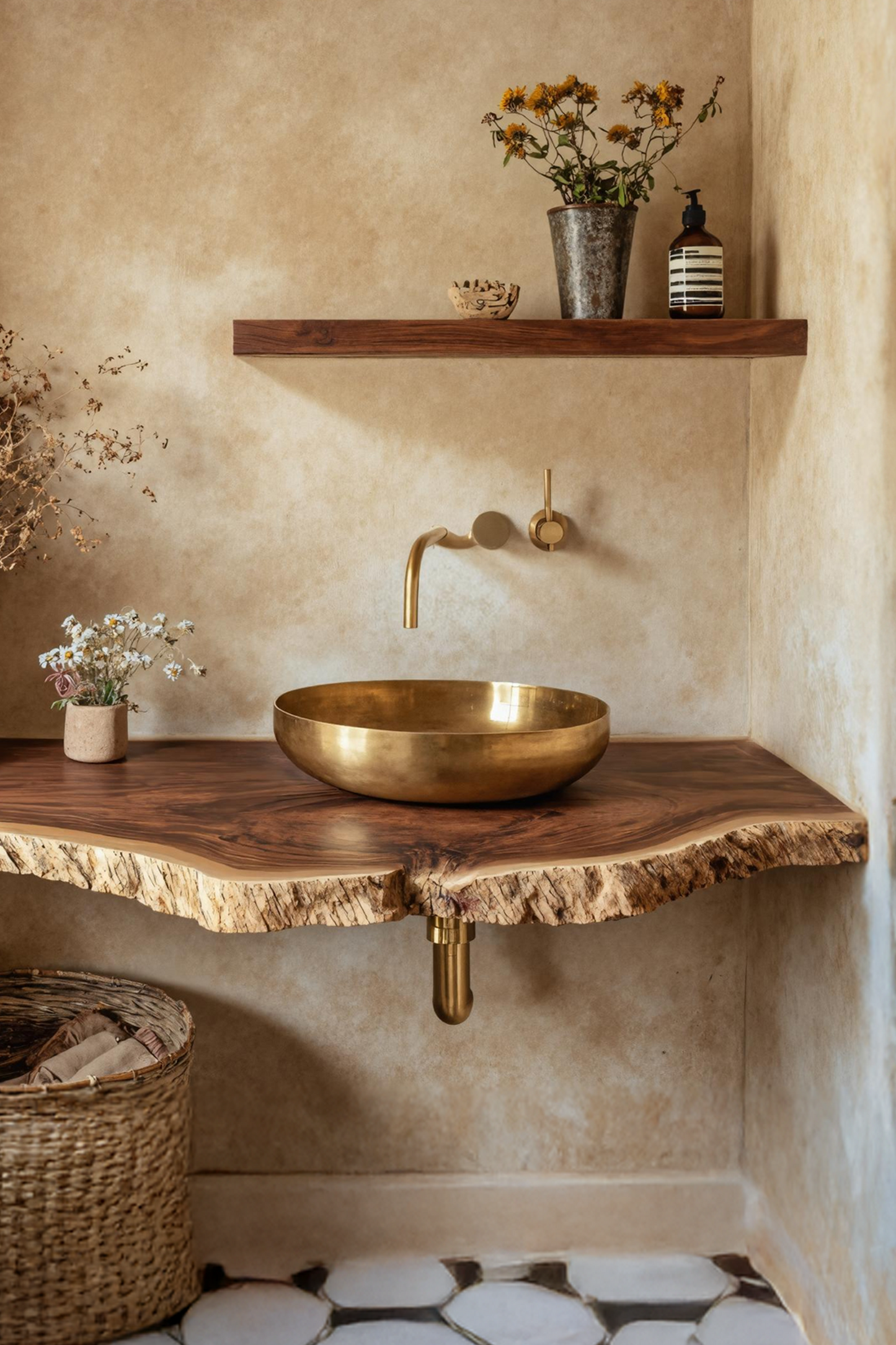 Farmhouse Style Floating Vanity For Modern Bathroom