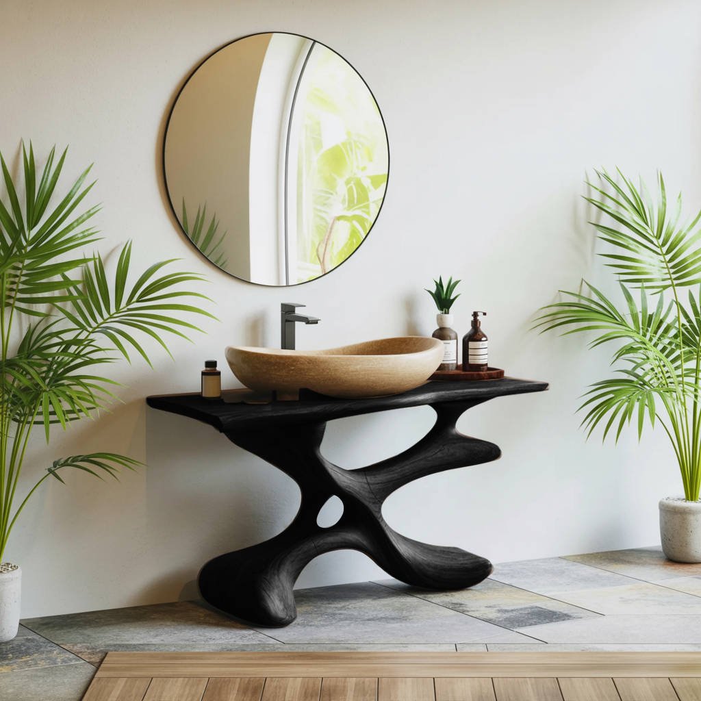 Handcrafted Bathroom Vanity For Furniture Decor Style