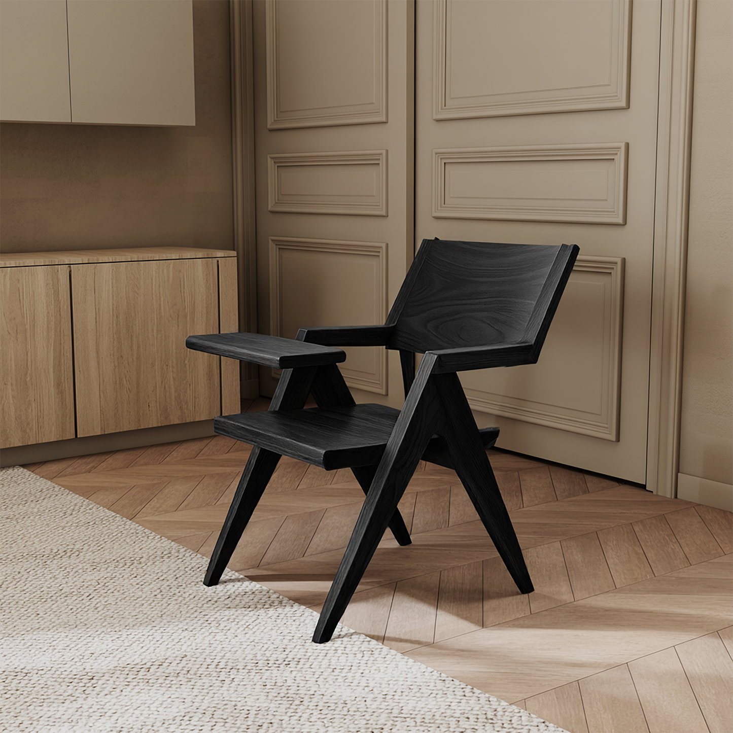 Modern Minimalist Outdoor Lounge Chair For Patio And Balcony