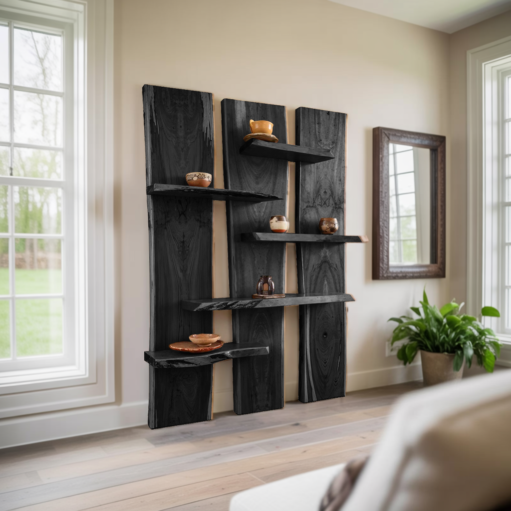 Rustic Floating Wall Shelves For Home And Office