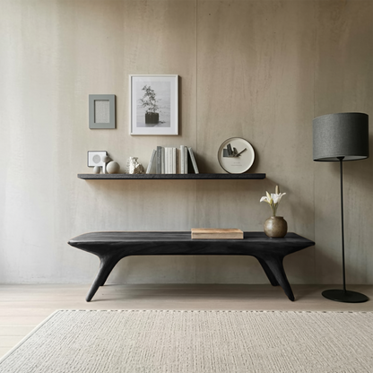 Modern Minimalist Entryway Bench For Hallway Or Bedroom Seating