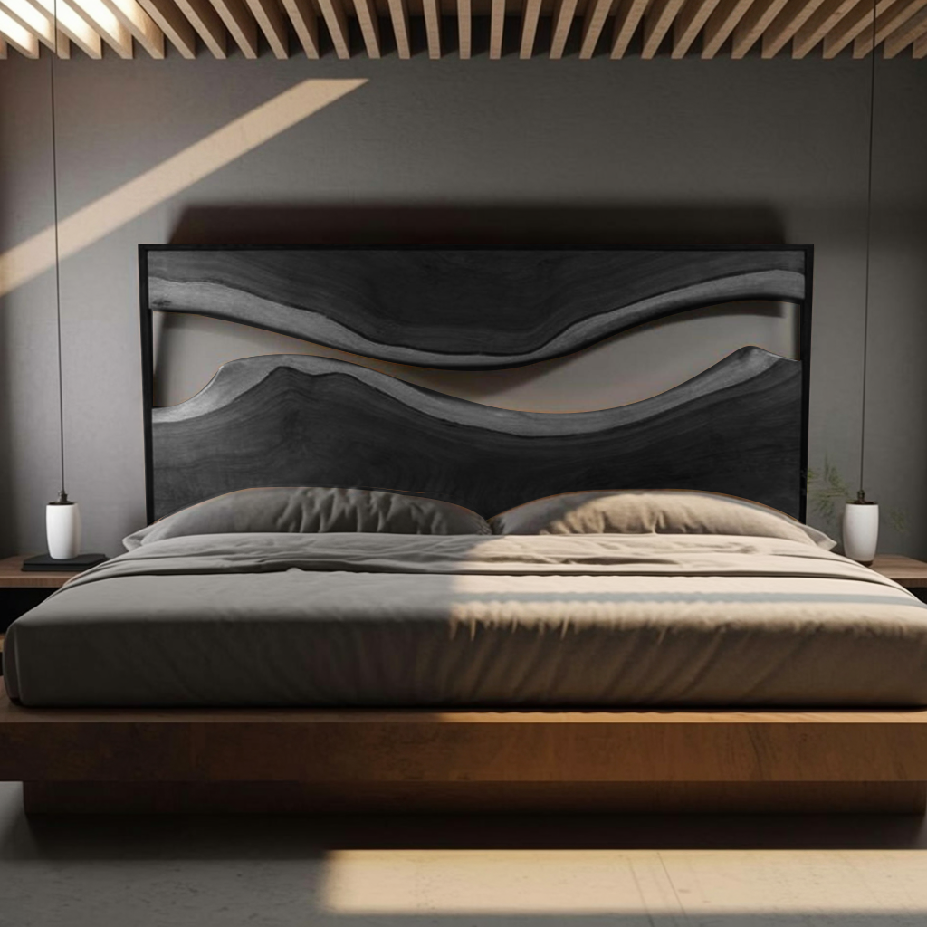 Mid Century Wooden Nightstand For Chic Bedroom Set