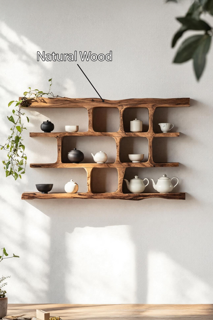 Mid Century Solid Wood Bookshelf For Bedroom Decor