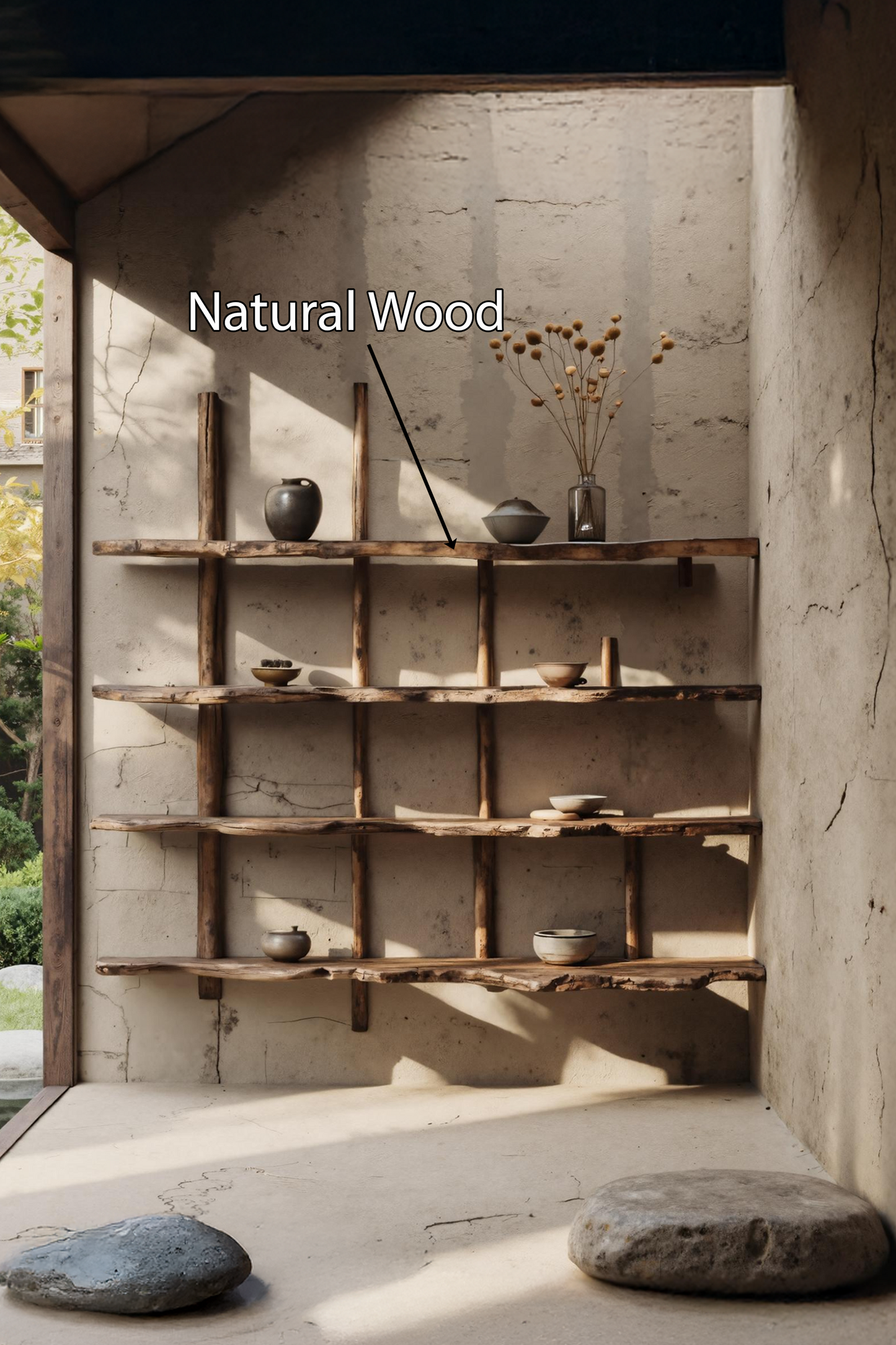 Floating Shelf In Farmhouse Style For Living Room Display