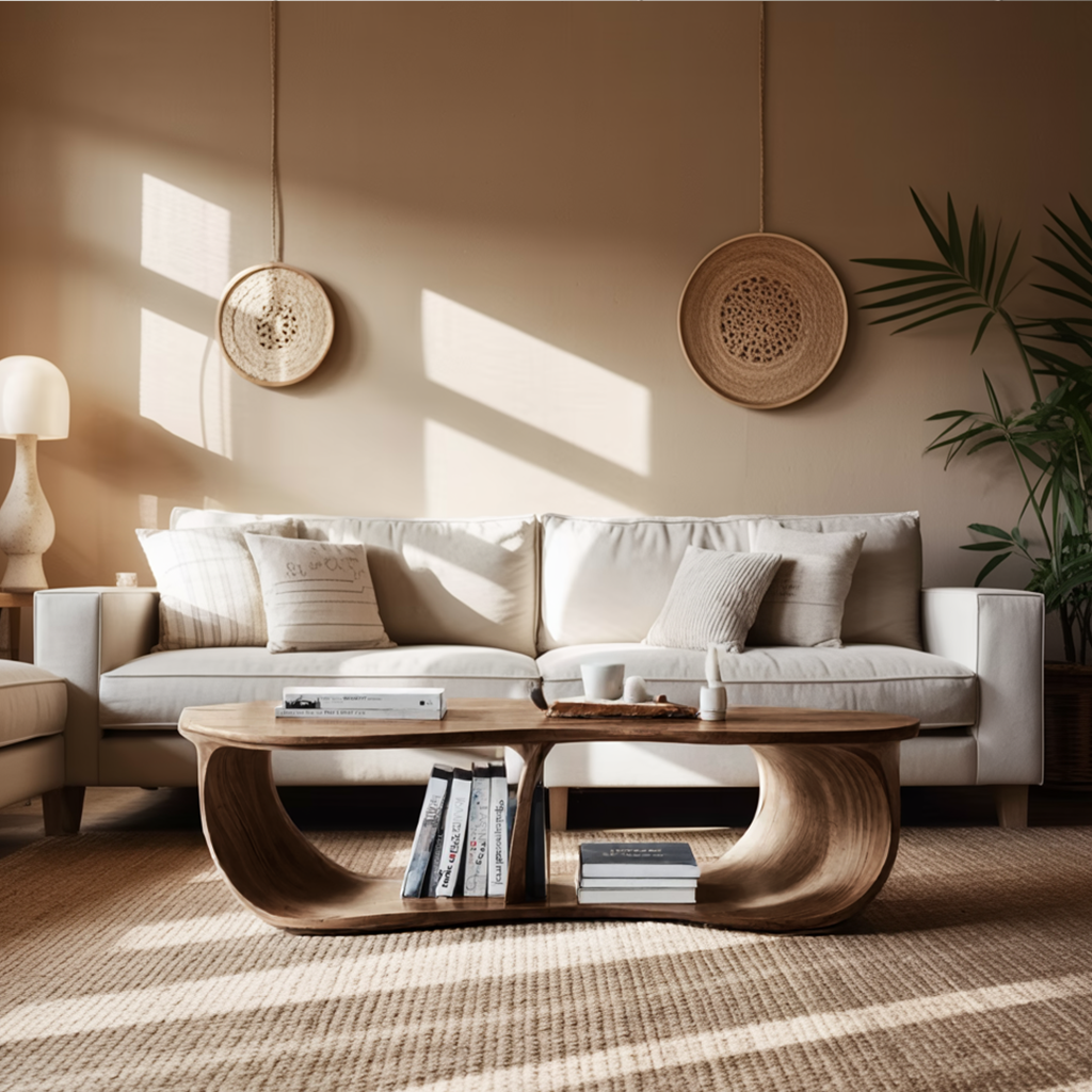 Handcrafted Solid Wood Table For Cozy Interiors