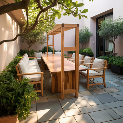 Modern Outdoor Dining Table For Patio Or Garden Space