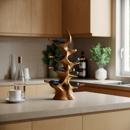 Handcrafted Wine Rack For Furniture Wine Display Unit