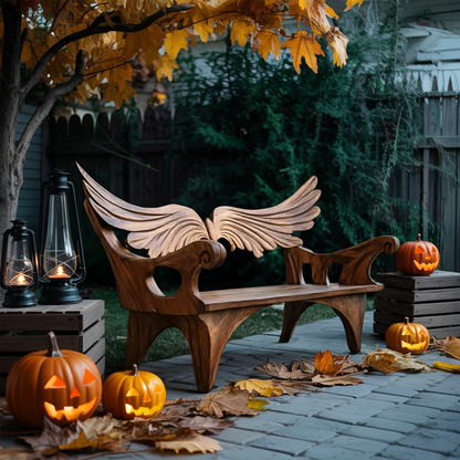 Handcrafted Wooden Bench For Living Room Elegant Furniture Decor