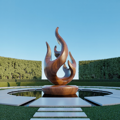 Rustic Abstract Wooden Decor For Entryway Table