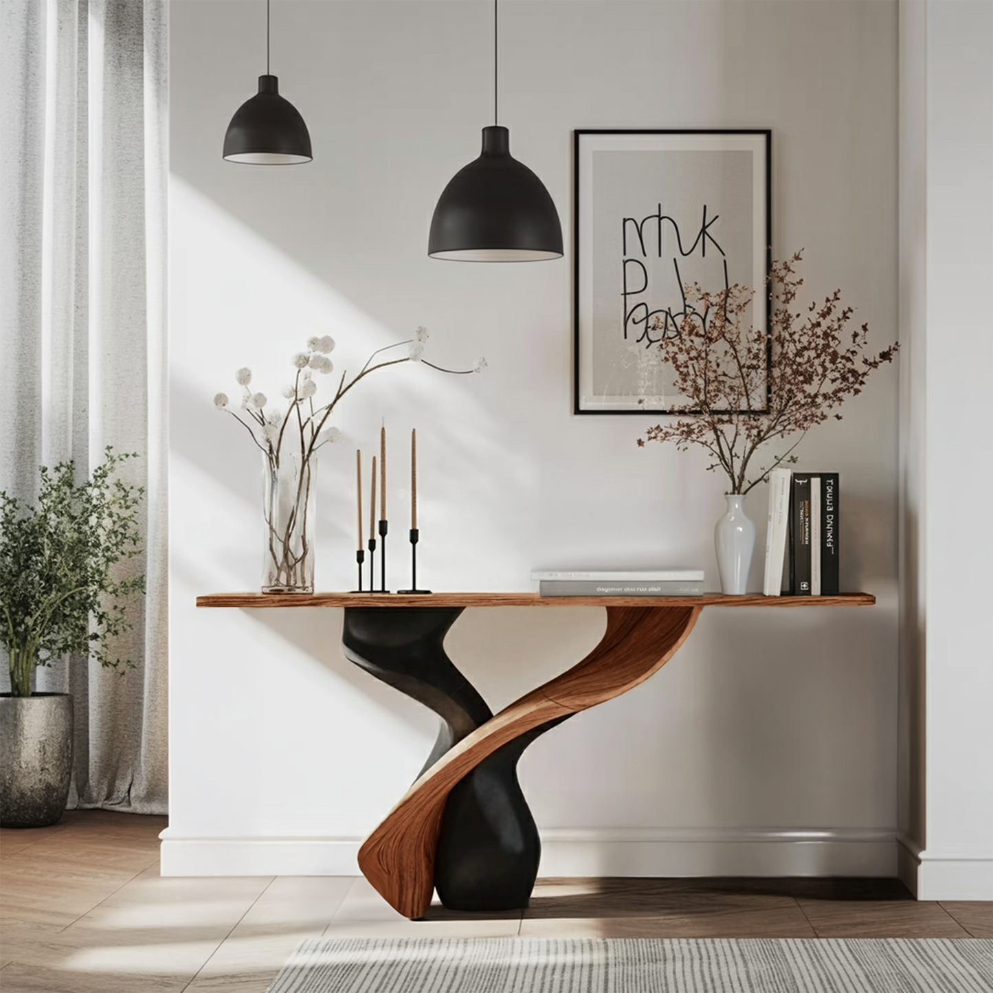 Rustic Console Table Inspiration Entryway Design