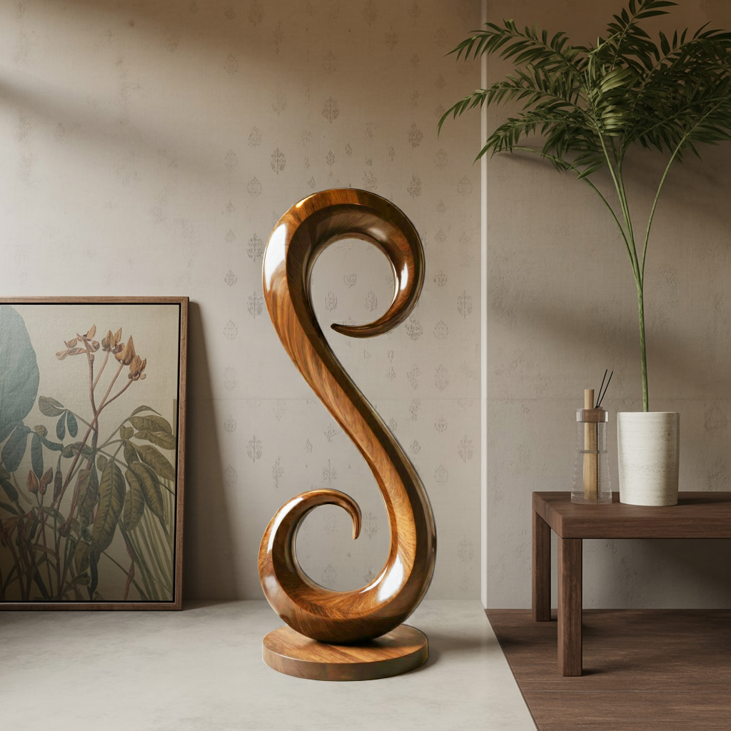 Handcrafted Organic Contemporary Landscape Sculpture For Home Decor