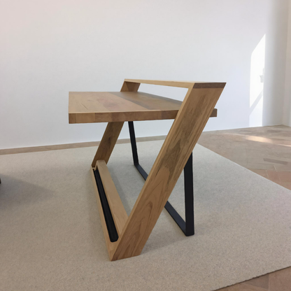 Unique Angular Desk With Z Frame For Home Or Office