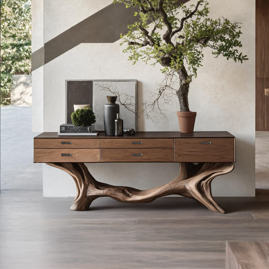 Farmhouse Live Edge Entryway Table For Bedroom Cozy Decor Ideas