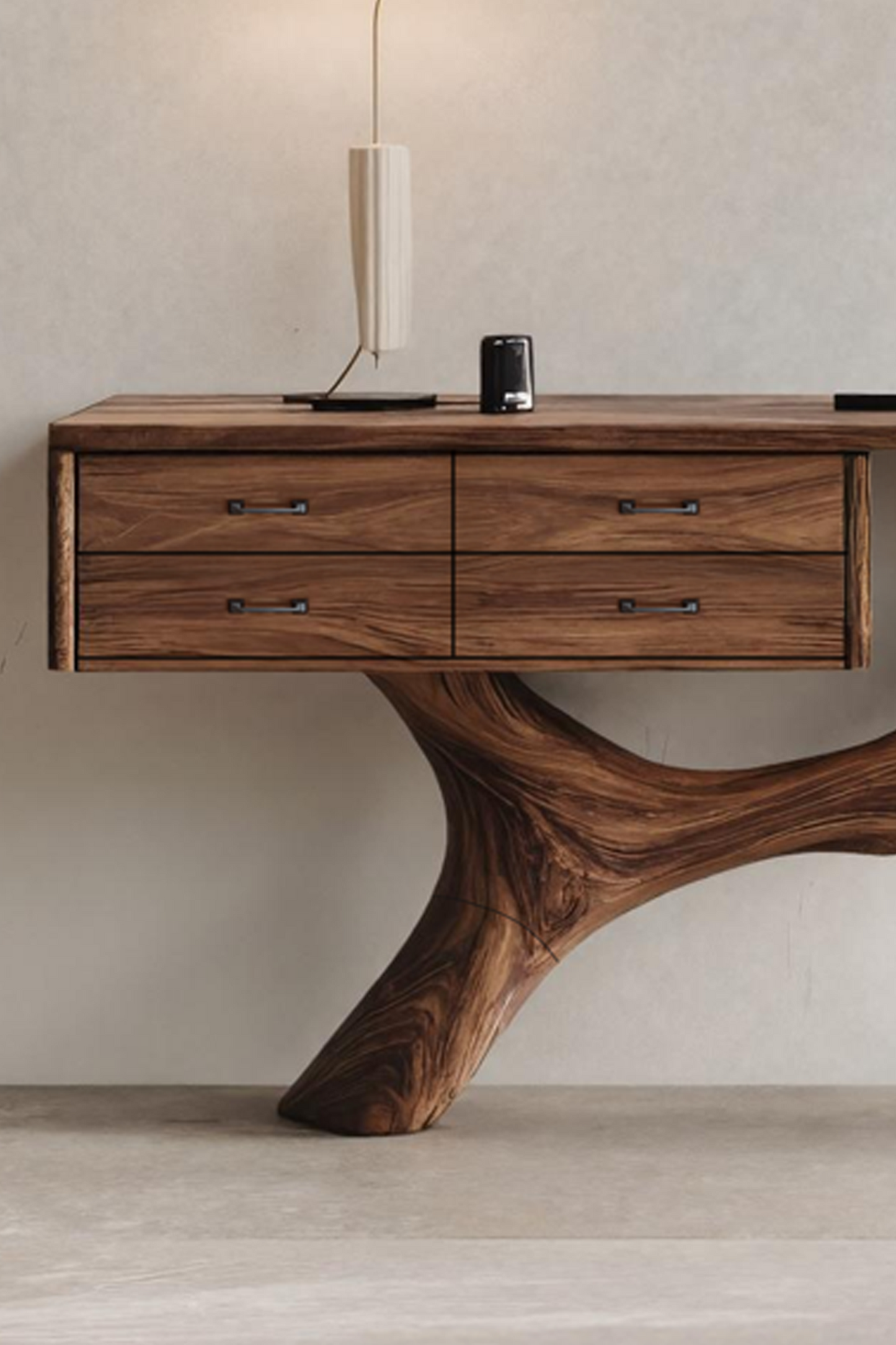 Rustic Live Edge Entryway Table For Bedroom Cozy And Warm Accent