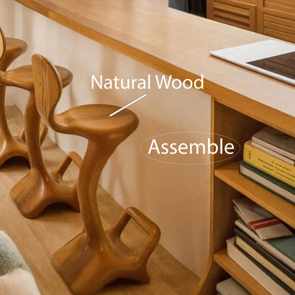 Sculptural Organic Bar Stool For Kitchen Or Interiors