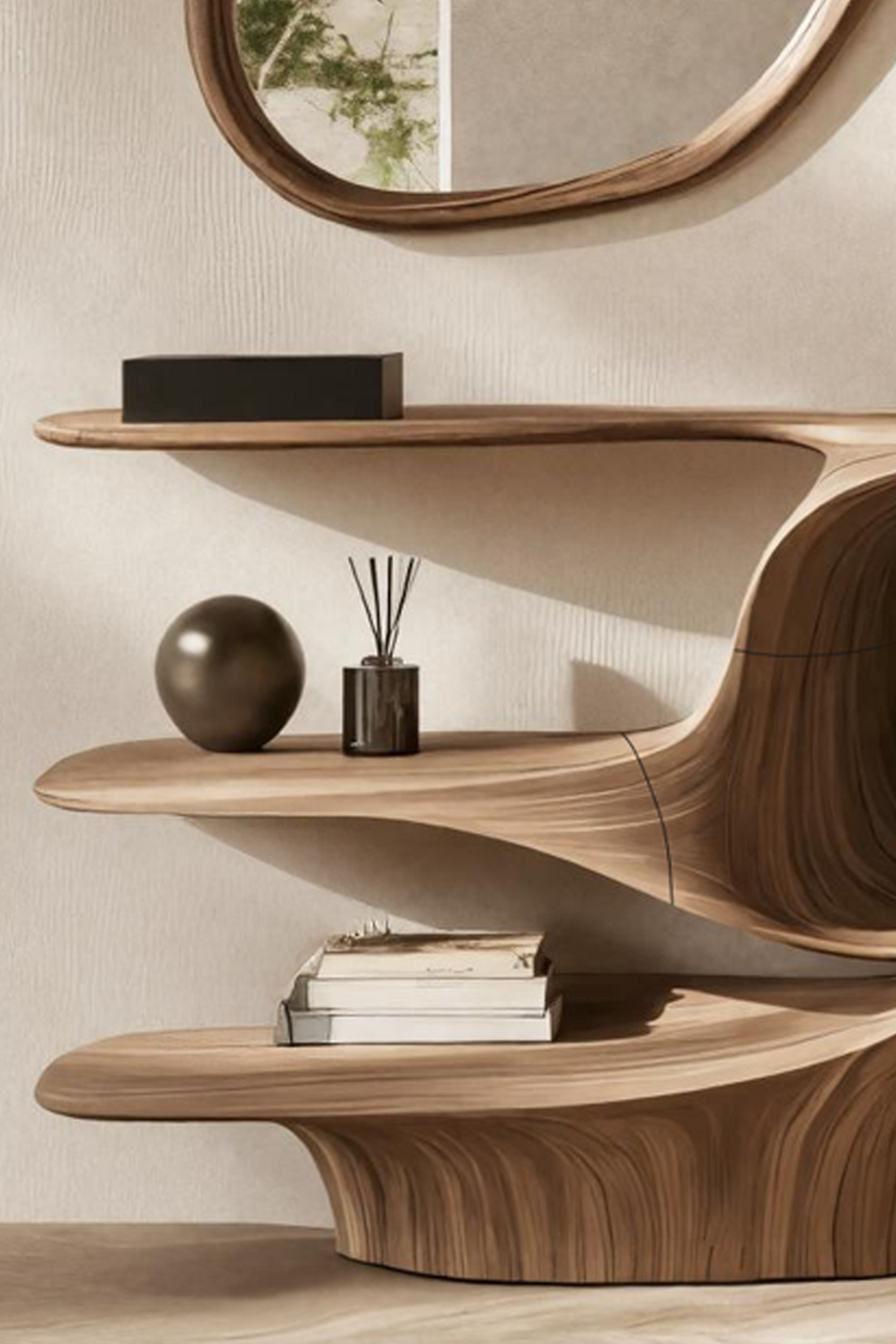 Rustic Live Edge Vanity For Bathroom Design And Storage