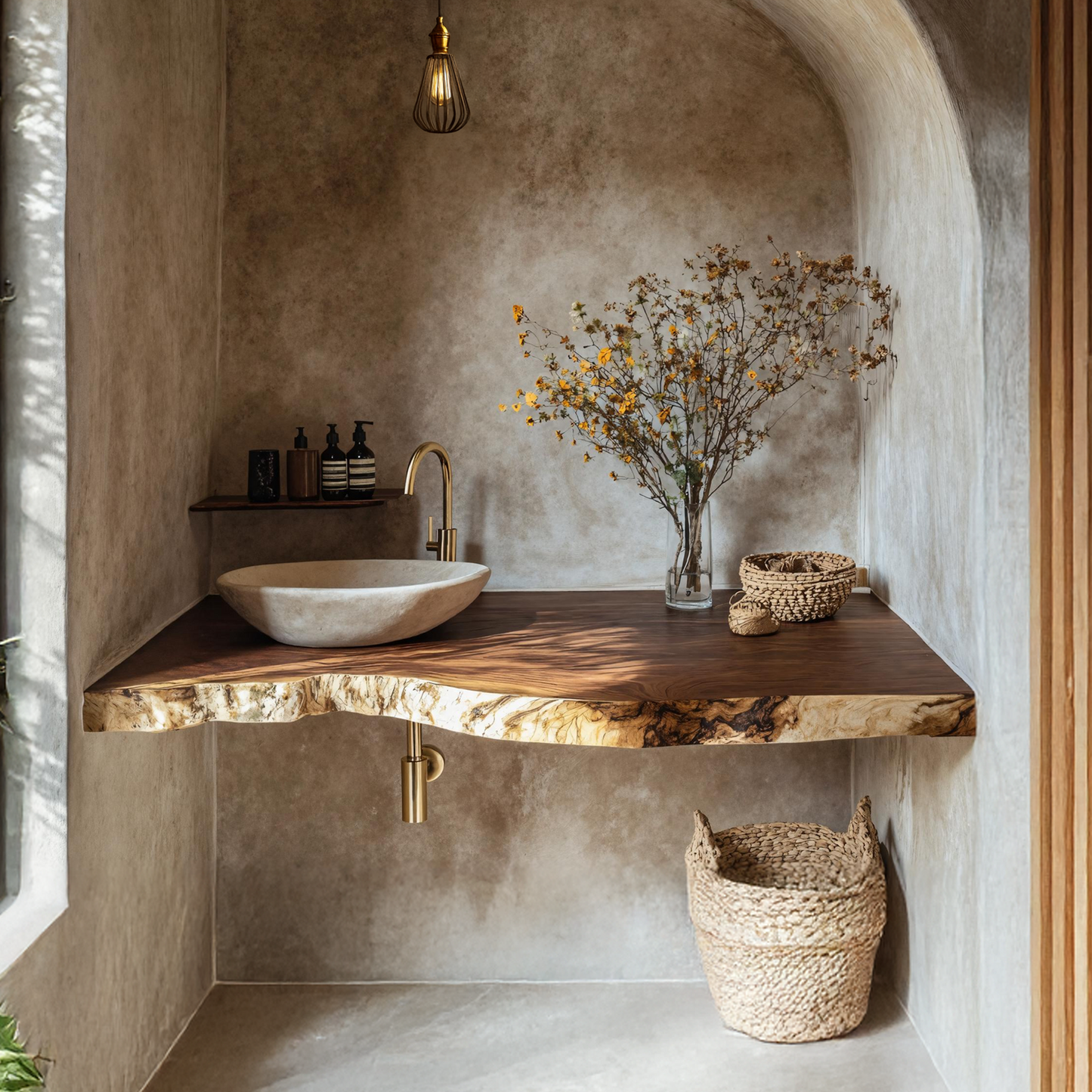Mid Century Floating Vanity For Stylish Bathroom