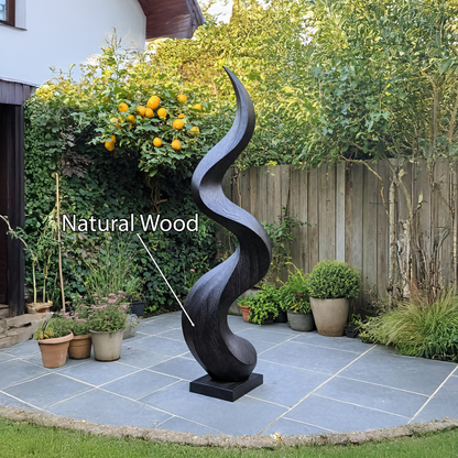 Rustic Abstract Sculpture For Living Room Feature Wall