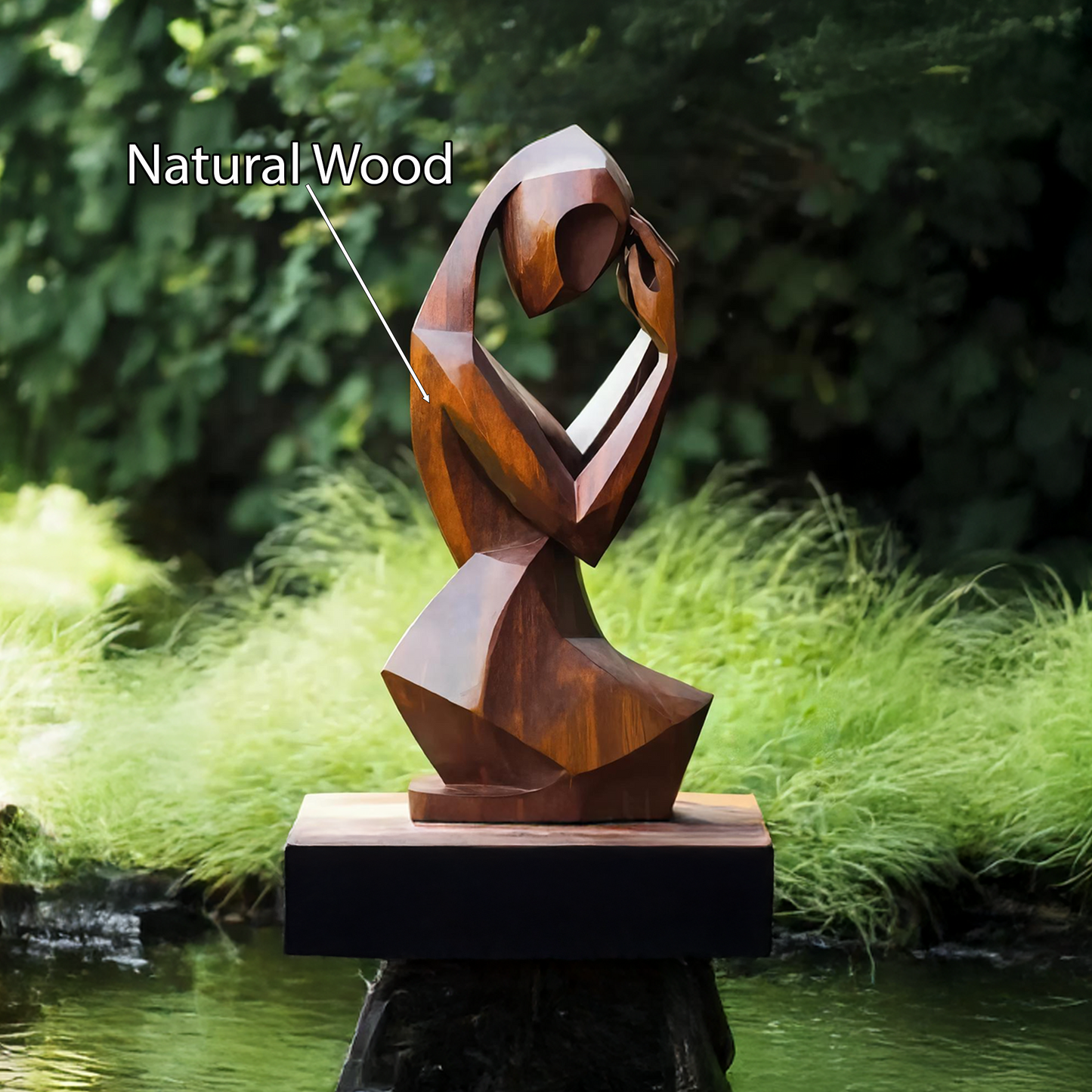 Mid Century Abstract Sculpture For Modern Outdoor Space