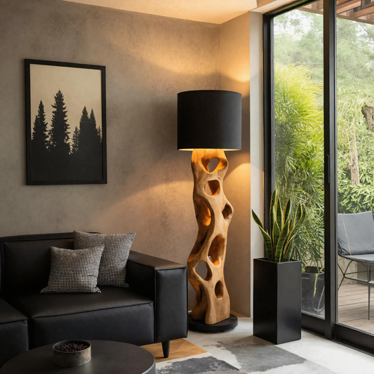 Modern Sculptural Floor Lamp For Living Room