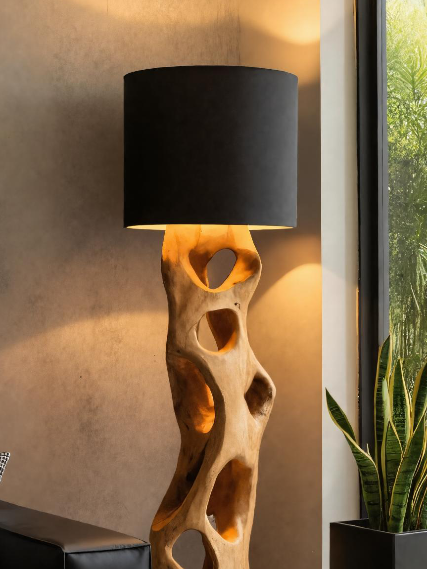 Modern Sculptural Floor Lamp For Living Room