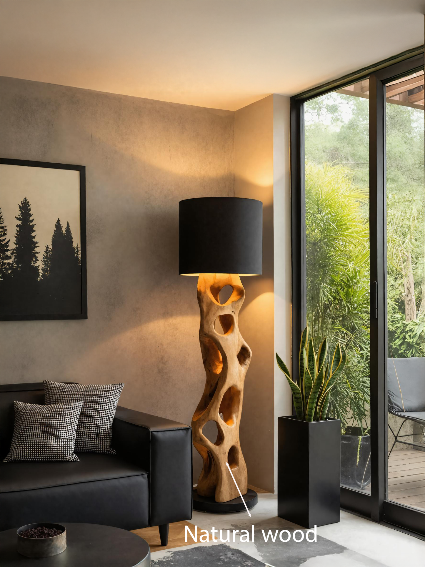 Modern Sculptural Floor Lamp For Living Room