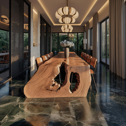 Handmade Sculptural Dining Table For Dining Room