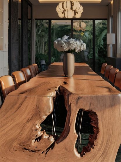 Handmade Sculptural Dining Table For Dining Room