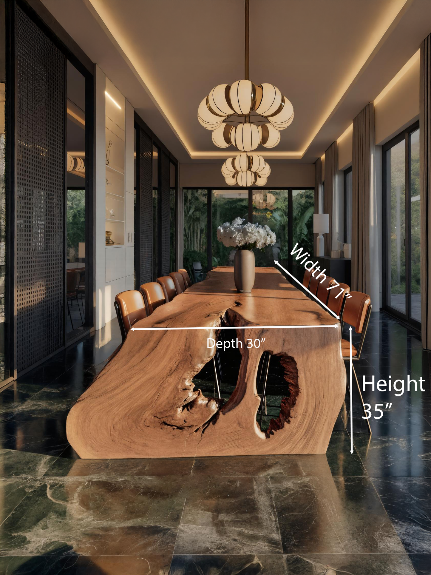 Handmade Sculptural Dining Table For Dining Room