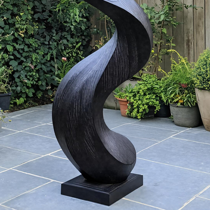 Rustic Abstract Sculpture For Living Room Feature Wall