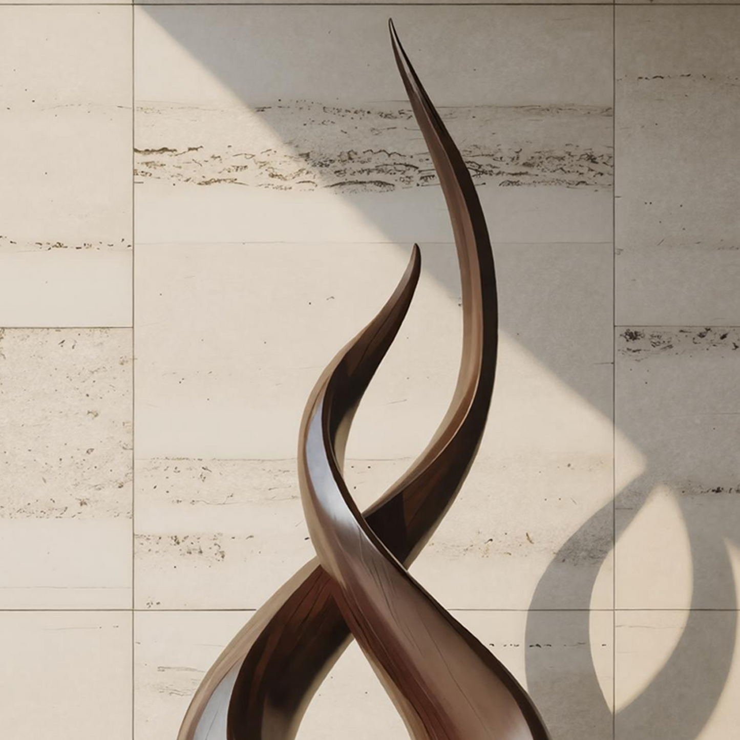 Farmhouse Abstract Sculpture For Garden Outdoor Accent