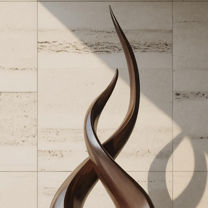 Farmhouse Abstract Sculpture For Garden Outdoor Accent