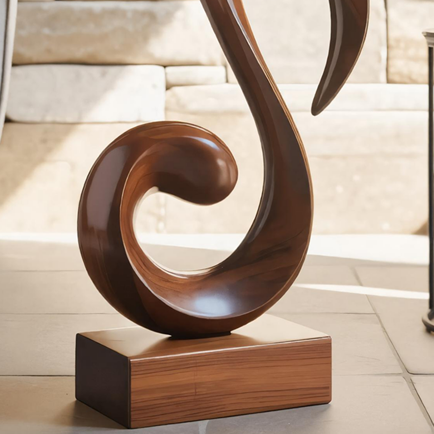 Mid Century Abstract Sculpture For Outdoor Garden Style