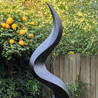 Rustic Abstract Sculpture For Living Room Feature Wall