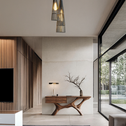 Rustic Live Edge Entryway Table For Bedroom Cozy And Warm Accent