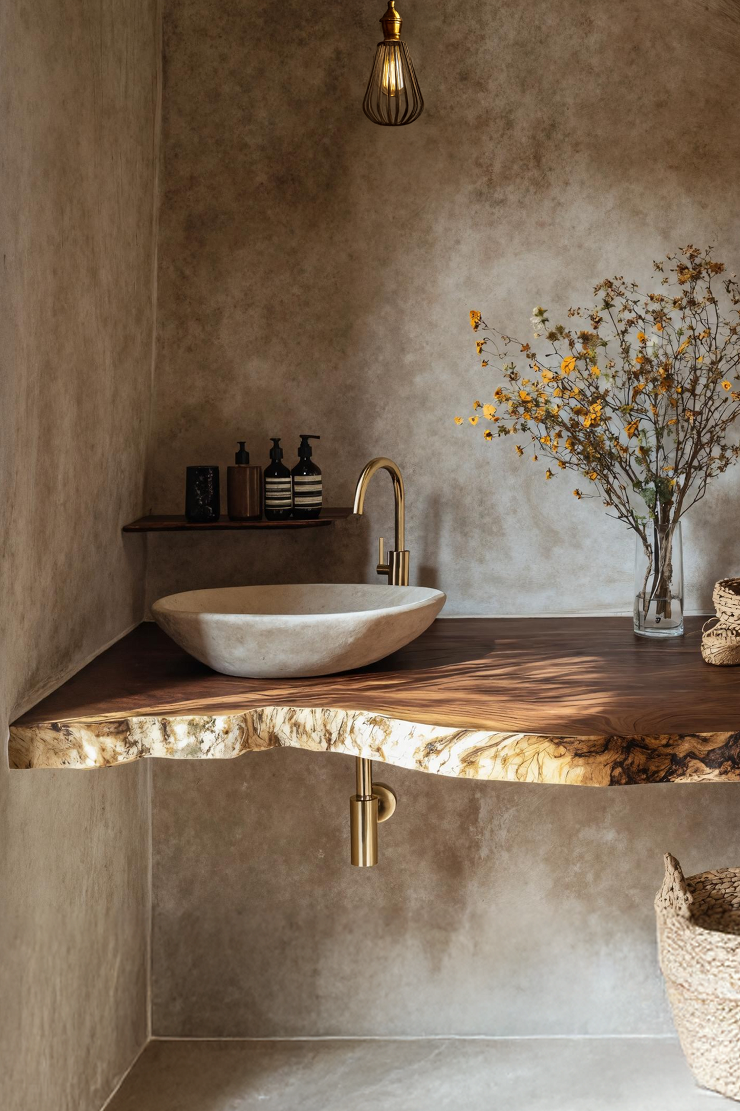 Mid Century Floating Vanity For Stylish Bathroom