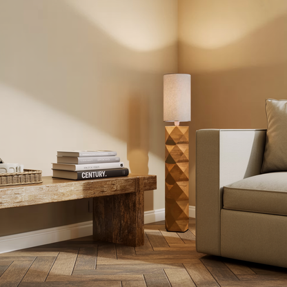 Contemporary Sculptural Lamp Pair For Bedroom And Office