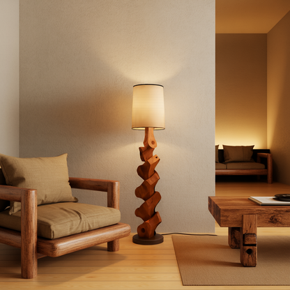 Modern Sculptural Table Lamp Set For Bedroom And Living Room