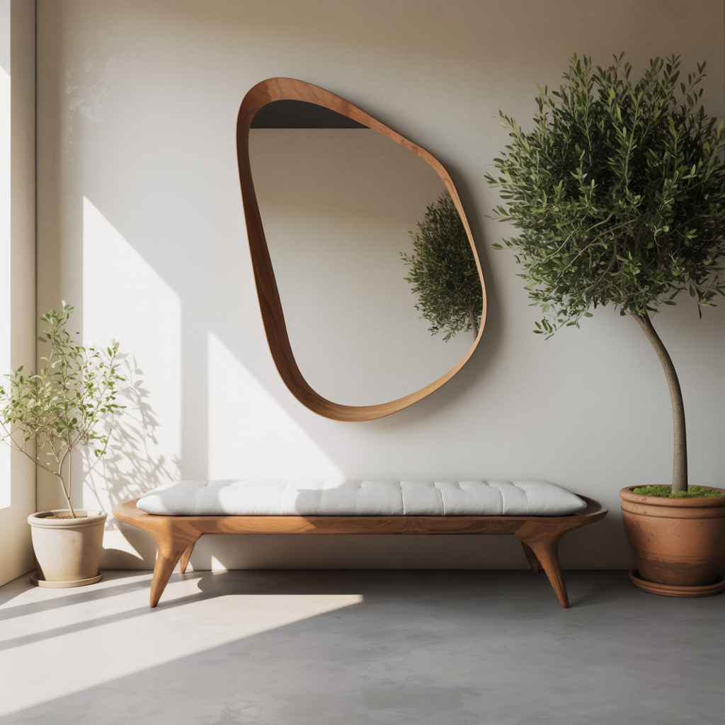 Modern Minimalist Bench For Hallway And Entryway Seating