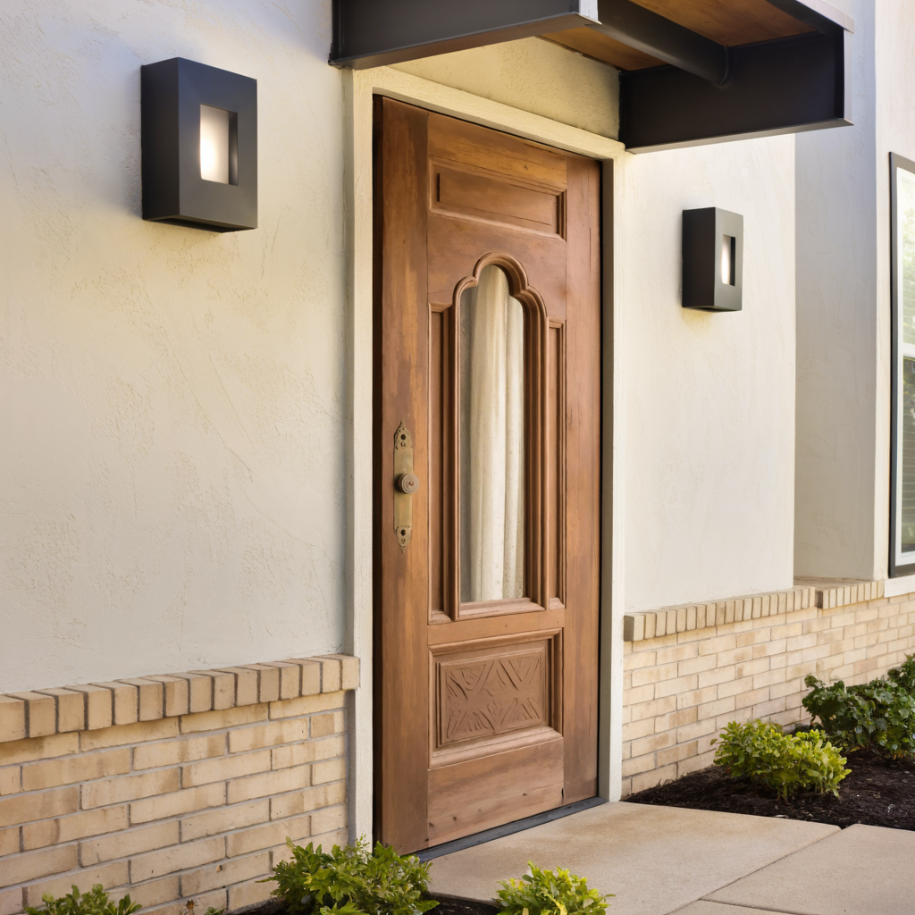 Elegant Vintage Carved Wood Door For Entryway And Living Room