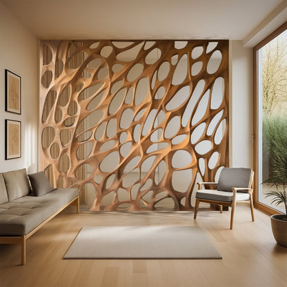 Modern Organic Room Divider For Open Space Decor