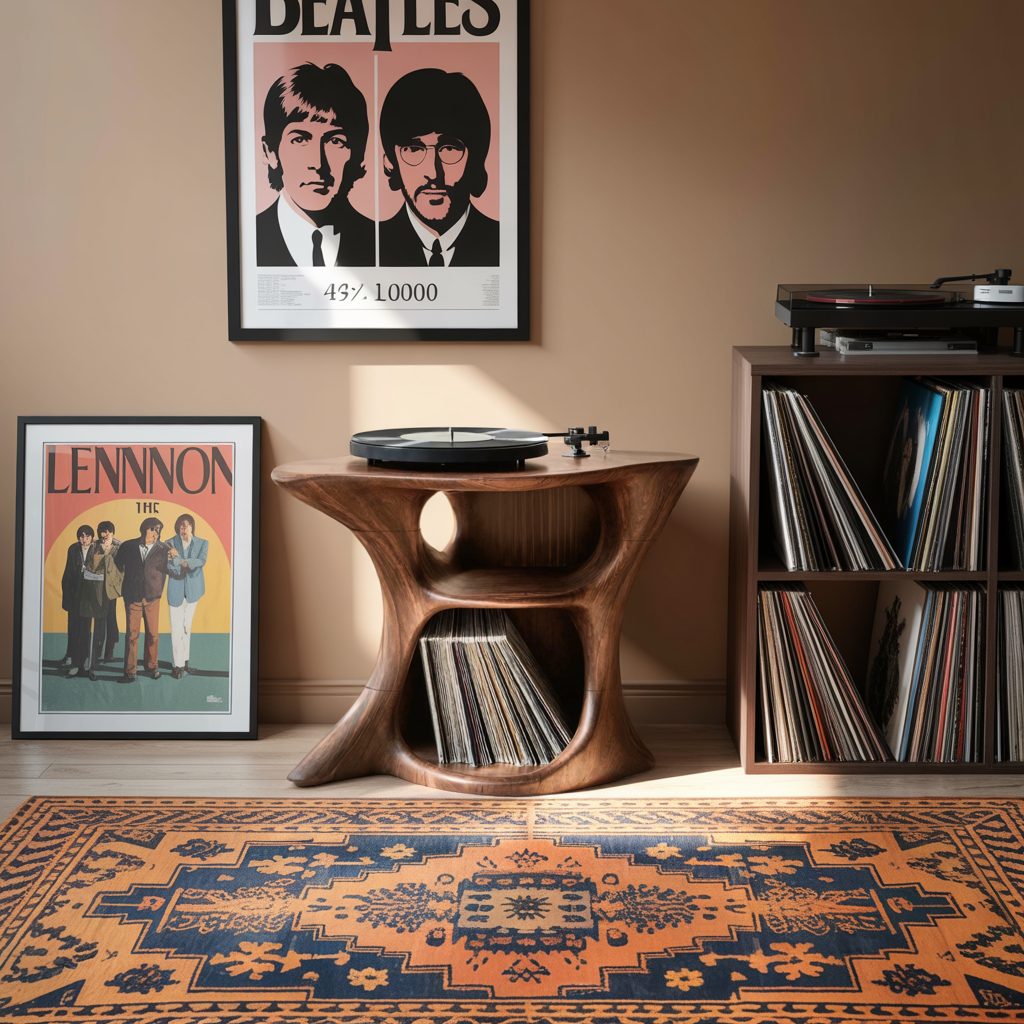 Farmhouse Wooden Media Stand Home Decor Accents