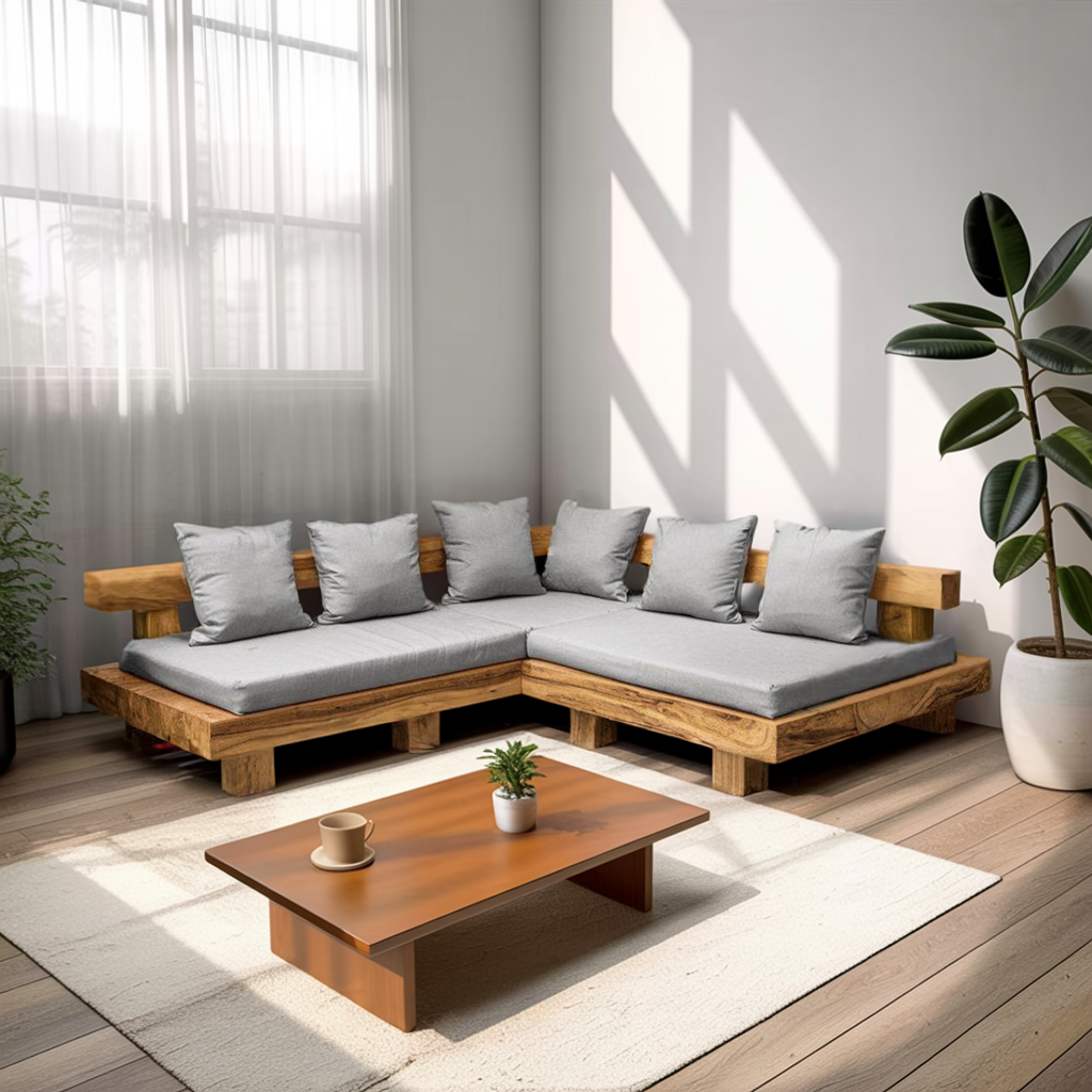 Minimalist Outdoor Sofa Set For Patio Garden And Poolside