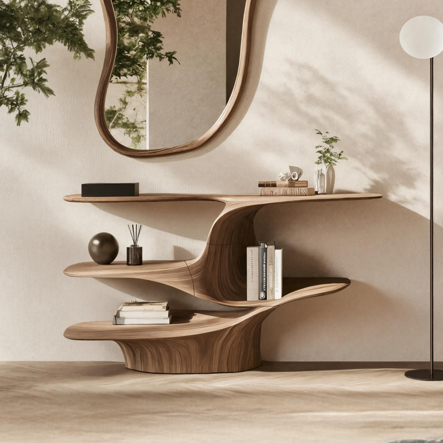 Rustic Live Edge Vanity For Bathroom Design And Storage