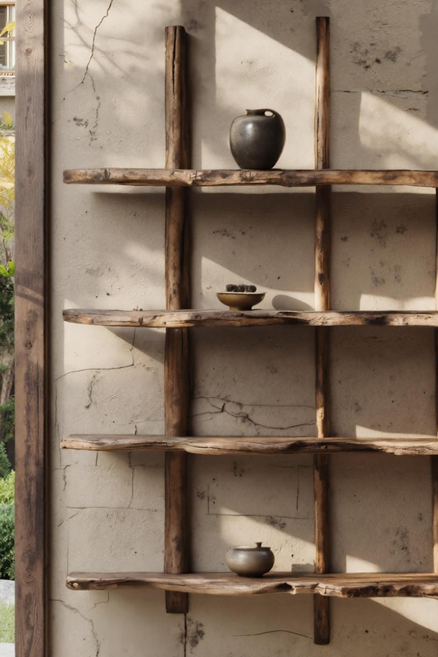 Floating Shelf In Farmhouse Style For Living Room Display