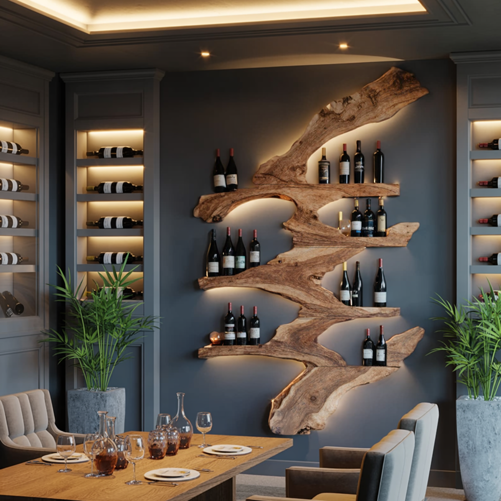 Handcrafted Wine Stand For Kitchen Wine Bottle Rack