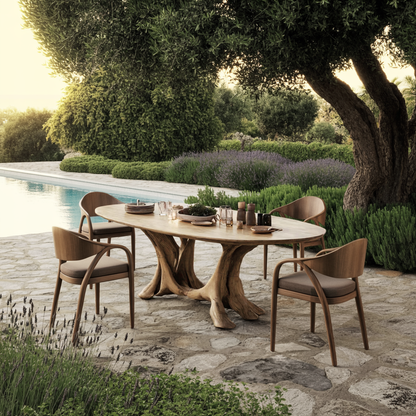 Rustic Dining Table For Inviting Kitchen Setup