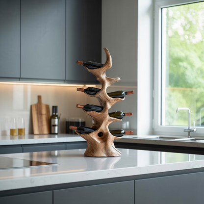 Handcrafted Wine Rack For Furniture Wine Display Unit